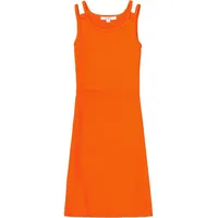GARCIA Mädchen Sommerkleid A-Form, Größe:152/158, Farbe:Manderin red - 152-158