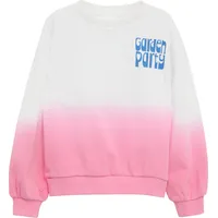 S.Oliver Oversized Sweatshirt mit Print und Farbverlauf, weiß 128/134