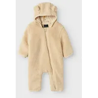 NAME IT Schneeoverall NBNMAYAN TEDDY SUIT SOLID beige 74/80