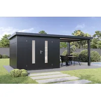 Wolff Finnhaus Finnhaus Wolff Metall-Gerätehaus Elvar 6030 Anthrazit
