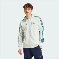 Adidas Essentials French Terry 3-Streifen Kapuzenjacke olivgrün XL