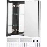 Vevor Spiegelschrank verspiegelter Arzneischrank Medizinschrank (662 x 135 x