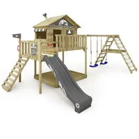 Wickey Spielturm Smart Ocean mit Schaukel & Rutsche, Stelzenhaus