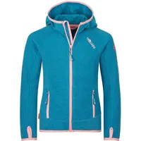 TROLLKIDS Sandefjord Fleecejacke Gr. 128 - harbor blue/peony rose