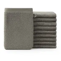 Blumtal Waschhandschuh 15 x 20 cm grau 10 St.