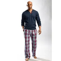 H.I.S. H.I.S Pyjama in marine-bordeaux, | Gr. 52/54