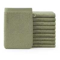 Blumtal Waschhandschuh 15 x 20 cm grün 10 St.