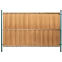 Dynamic24 Pvc Sichtschutzstreifen vertikal 153x250cm RD08 Natur