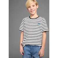 KangaROOS T-Shirt "Ringelshirt mit kleiner Stickerei", Jungen, Gr. 164/170,