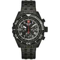 Swiss Alpine Military Herren Uhr Chrono 7076.9177SAM Edelstahl