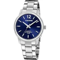 Calypso K5864/3 Herren-Armbanduhr Quarz Stahl/Dunkelblau