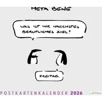 Lappan Verlag meta bene Postkartenkalender 2026