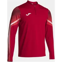 Joma Elite Xi Sweatshirt Halbreißverschluss Rot/Weiß M