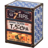[en.casa] Kommode United States 50x40x40 cm mit 3 Schubladen