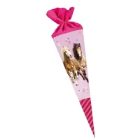 NESTLER Schultüte Coppenrath Pferdefreunde 3 rund mit Filzverschluss