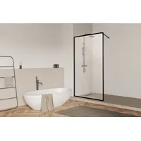 Marwell Duschwand 120cm MARWELL Walk-In Style black - 120x195cm