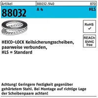 HEICO Befestigungstechnik Keilsicherungsscheibe R 88032 HLS- 8S A 4