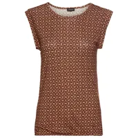 LAURA SCOTT T-Shirt figurumspielende Passform, gemustert, Rundhalsausschnitt, Gr. 48,