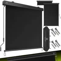Kesser KESSER® Senkrechtmarkise Außenrollo Handkurbelmechanismus Balkonrollo Sonnen & Sichtschutz