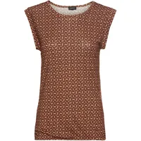 LAURA SCOTT T-Shirt LAURA SCOTT, Damen, Gr. 38, braun