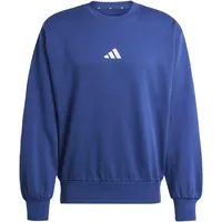 Adidas Herren Essentials FEELCOZY Fleece Sweatshirt, Dark Blue/White, XL