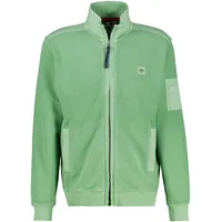 Lerros Sweatjacke in Zig-Zag-Struktur", - (sage Green - L,