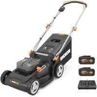 Worx WG745E Akku-Rasenmäher - 2x20V/4Ah - Schnittbreite, 41cm