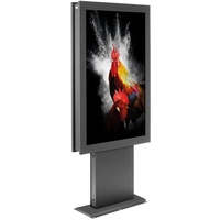 Hagor vis-it® HP Bolt-Down 43" Indoorstele Portrait inkl. Schutzglasscheibe