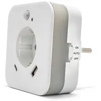 Smrter InnTec Nachtlicht SLED02C LED, für Steckdose, mit Bewegungsmelder