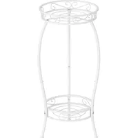 Bomclap Pflanzenständer Metall, 69 cm Blumenständer Pflanzenständer, 2-stufige Blumentopf
