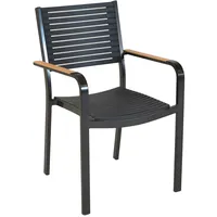 Merxx Paliano Stapelsessel 2er-Set Stahl/Kunststoff