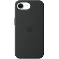Apple iPhone 16e Silikon Case Schwarz