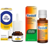 Otriven Otri-Allergie Nasenspray Fluticason + Fenistil Tropfen