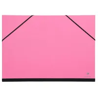 Clairefontaine 10x Zeichenmappe mit Gummizug 28x38 cm - Fuchsia