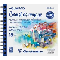 Clairefontaine Aquapad Reisealbum 2 St. 19x20 cm