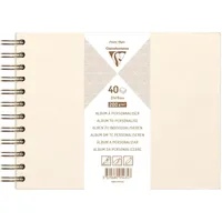 Clairefontaine 3x Album DIY zum Personalisieren, 40 Blatt weiß