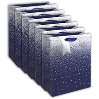 Clairefontaine 6x Geschenktasche L (26,5x14x33 cm), - Blau, 30861-2C