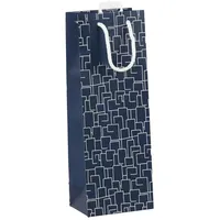 Clairefontaine 6x Geschenktasche, Men in blue, 12,7x9x35,5 cm Blau