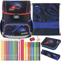 Herlitz Schulranzen Set Loop Plus High Speed 10-teilig gefüllt