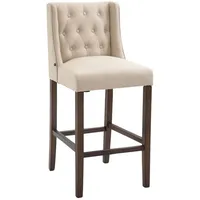 CLP Barhocker Cassandra Stoff antik-dunkel