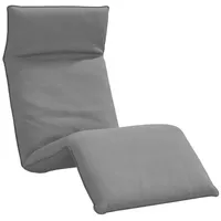 VidaXL Sonnenliege Klappbar Grau 175x54x8,5 cm Oxford-Gewebe