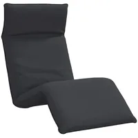 VidaXL Sonnenliege Klappbar Schwarz 175x54x8,5 cm Oxford-Gewebe