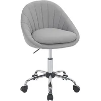 Woltu Bürostuhl ergonomisch, Schminkstuhl, Schreibtischstuhl 150 kg belastbar, Stoff,