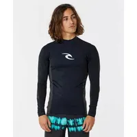 Rip Curl Waves Upf Perf Langarm-rashguard - Black S