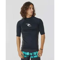 Rip Curl Waves Upf Perf Kurzarm-rashguard - Black L