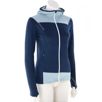 Ortovox Damen Fleece Light Hoodie Jacke (Größe M, blau)