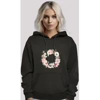 F4NT4STIC Hoodie Blumenkranz schwarz S