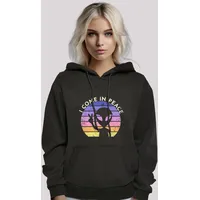 F4NT4STIC Alien Peace Sunset Hoodie schwarz S
