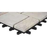 MCW Steinfliese K70 Bodenfliese Steckfliese Balkon/Terrasse Naturstein 11x Je