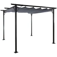 MCW Pergola C42 3 x 3 m Grau 
